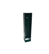 Koncový držiak podhrabovej dosky, výška 20 cm - zelený